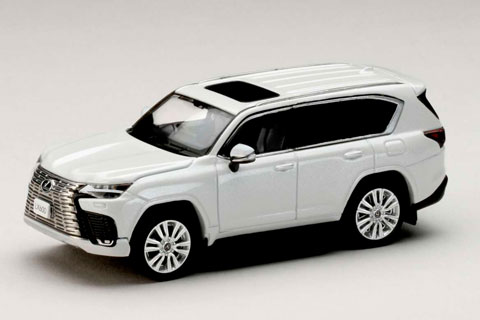 【新品】レクサス GX オーバートレイル＋ ホワイト 1/64 ミニカー 新品】レクサス GX オーバートレイル＋ ホワイト 1/64 ミニカー