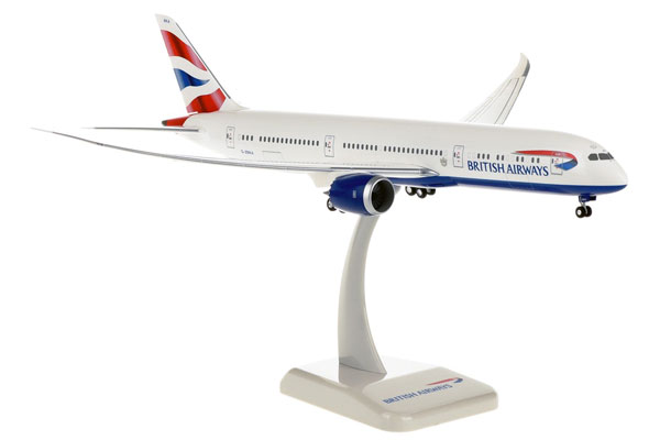 ホーガンウィングス 1/200 B787-9 ブリティッシュエアウェイズ G-ZBKA (10451GR) 通販 プレゼント ギフト 飛行機 航空機 半完成品 模型
