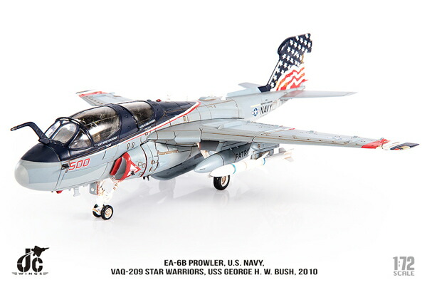JCW 1/72 EA-6B アメリカ海軍 VAQ-140 パトリオット 2006 (JCW-72-EA6B-003) 通販 プレゼント ギフト 飛行機 航空機 完成品 模型
