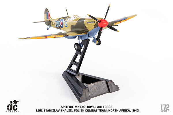 JCW 1/72 スピットファイア MK IXc Ldr. Stanislav Skalsk イギリス空軍 Polish Combat Team 北アフリカ 1943 (JCW-72-SPF-003) 通販 プレゼント ギフト 飛行機 航空機 完成品 模型 7,039円