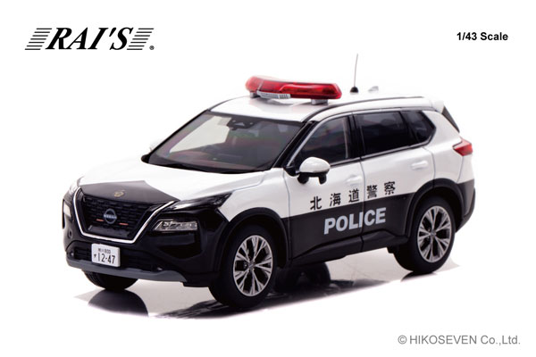 RAIS 1/43 日産 エクストレイル S e-4ORCE (T33) 2023 北海道警察高速道路交通警察隊車両 (H7432304) 通販 プレゼント ギフト モデルカー ミニカー 完成品 模型