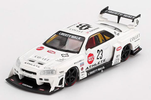 楽天市場】MINI-GT 1/64 Nissan LB-ER34 Super Silhouette