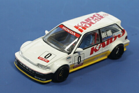 【チェイス】街道ハウス ホンダ シビック EF 街道ワークス V1 KAIDO☆HOUSE 1/64 HONDA CIVIC (EF) Kaido Works V1 ホンダ シビック