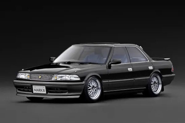 ignition_model 1/18 TOYOTA MARKII 2.5 GT TWIN turbo (GX81) Black / Gun Metallic (IG3858)【予約：2026年8月以降】通販 プレゼント ギフト モデルカー ミニカー 完成品 模型