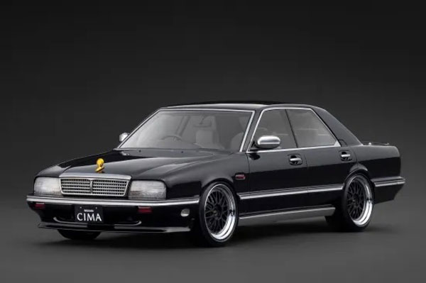 ignition_model 1/18 NISSAN GLORIA CIMA (Y31) Black (IG3900) 通販 プレゼント ギフト モデルカー ミニカー 完成品 模型