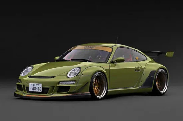 ignition_model 1/18 RWB 997 Green (IG3960)【予約：2026年9月以降】通販 プレゼント ギフト モデルカー ミニカー 完成品 模型