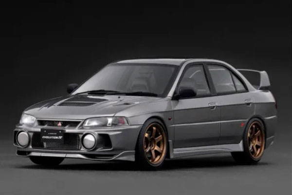 ignition_model 1/18 Mitsubishi LANCER EVOLUTION IV (CN9A) Gun Metallic (IG3851) 通販 プレゼント ギフト モデルカー ミニカー 完成品 模型
