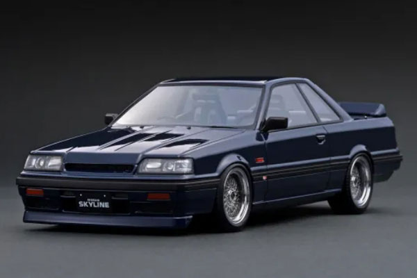 ignition_model 1/18 Nissan Skyline GTS-R (R31) Blue Black (IG4008)【予約：2026年5月以降】通販 プレゼント ギフト モデルカー ミニカー 完成品 模型