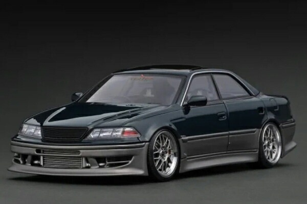ignition_model 1/18 VERTEX JZX100 MARK-II Dark Green Metallic/Gun Mettalic (IG3582) 通販 プレゼント ギフト モデルカー ミニカー 完成品 模型 31,818円