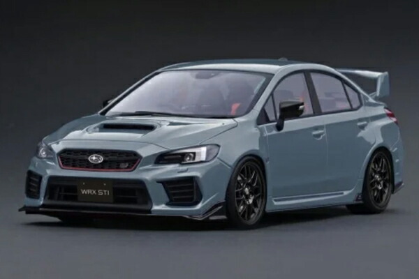 イグニッションモデル 1/18　スバル WRX STI IG3609 イグニッションモデル 1/18 スバル WRX CBA-VAB STI ブルー