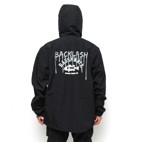 バスマニア×バックラッシュ　コラボナイロンアノラック　 bassmania×BackLash