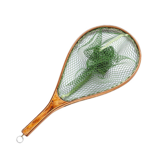 ●バレーヒル　ハンドメイドリリースネット（ラバーコーティングネット） Mサイズ 55cm 【net22】 4996578025971-1d.jpg