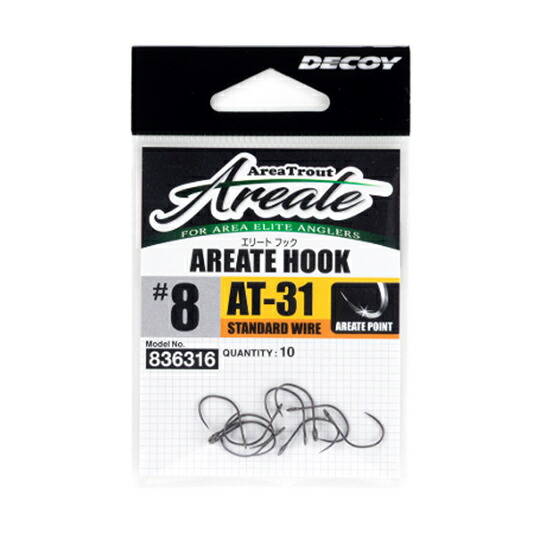 楽天市場】カツイチ AT-31 エリートフック スタンダードワイヤー #6