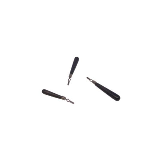 スタジオワンハンドレッド　タングステンドロップシンカー　カバー　Feco　マットブラック　3/32oz-1/8oz画像
