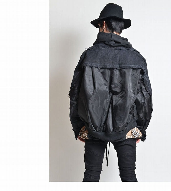 楽天市場 Ainsophaur アインソフオウル Ma 1 ドッキング Gジャン 男女兼用 アウター デニムジャケット Ma 1 ブルゾン ビッグシルエット ルーズ ストリート メンズ レディース ユニセックス バックサイドオブトーキョー