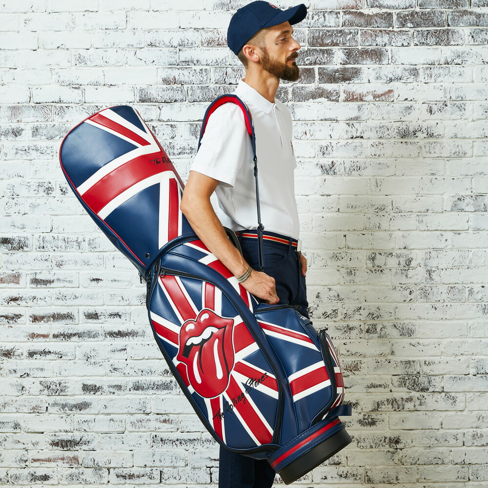 アイコンで ザ ローリング ストーンズ 9 0型 スタンドキャディバッグ Rsba02c001 タンパターン スタンドバッグ スタンド式 スポーツ プレスト なアクシデ