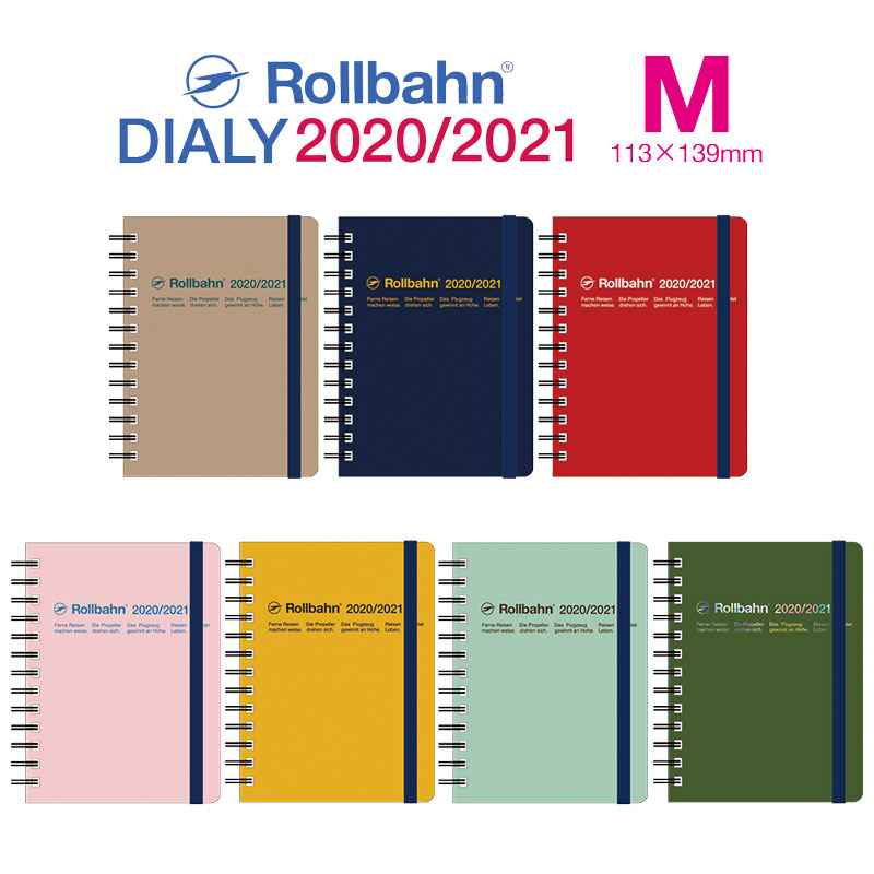 ロルバーン ダイアリー M 2020 スケジュール帳 手帳  2020年3月から2021年3月 デルフォニックス The Rollbahn Monthly Planner Normal Edition from DELFONICS