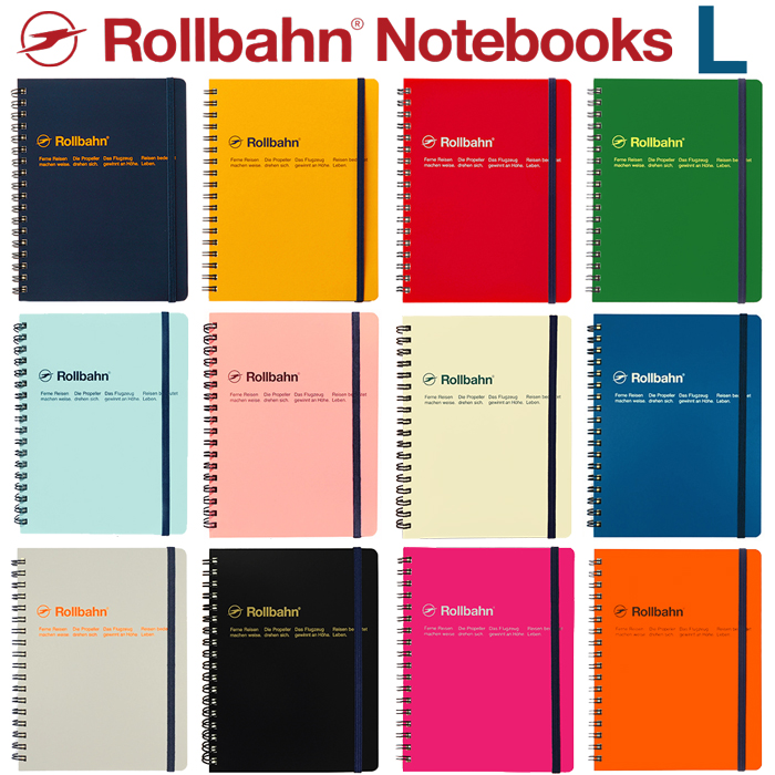 ロルバーン L ノート ポケット付メモ デルフォニックス  メモ帳 The Rollbahn Grid Notebook Large from DELFONICS