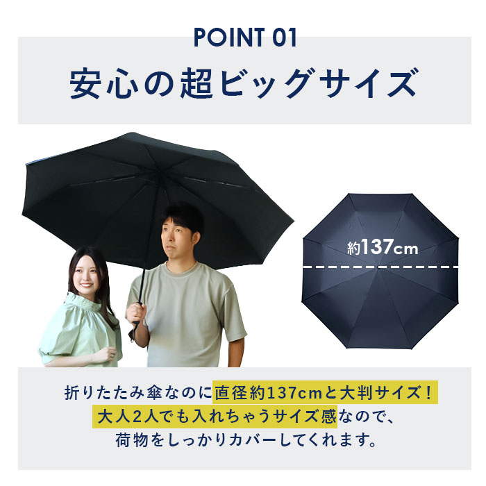 楽天市場 Mabu 傘 好評 傘 折りたたみ 折りたたみ傘 大きい メンズ 大型 75cm 大判 雨傘 かさ 折り畳み傘 父の日 プレゼント シンプル 無地 ノワール インディゴ Backyard Family バッグタウン