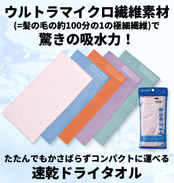 楽天市場 セームタオル スワンズ Swans 好評 スイムタオル ドライタオル 吸水速乾 抗菌 ドライタイプ コンパクト 洗濯機 Ok マイクロファイバー 水泳 競泳 スイミング プール 海水浴 40 100cm 水球 旅行 ウルトラマイクロ繊維 Backyard Family バッグタウン