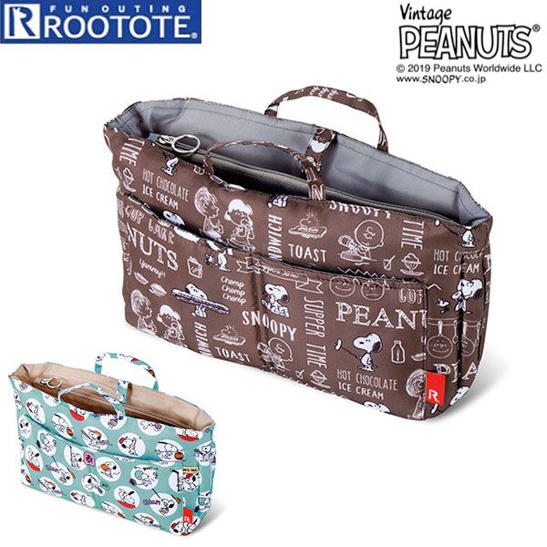 【楽天市場】Rootote ルートート トートバッグ 好評 ROO CARRIAGE サイドポケット ルーキャリッジ PEANUTS