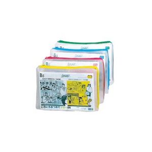 業務用10セット) LIHITLAB クリアケース 書類入れ ビニール製 半透明