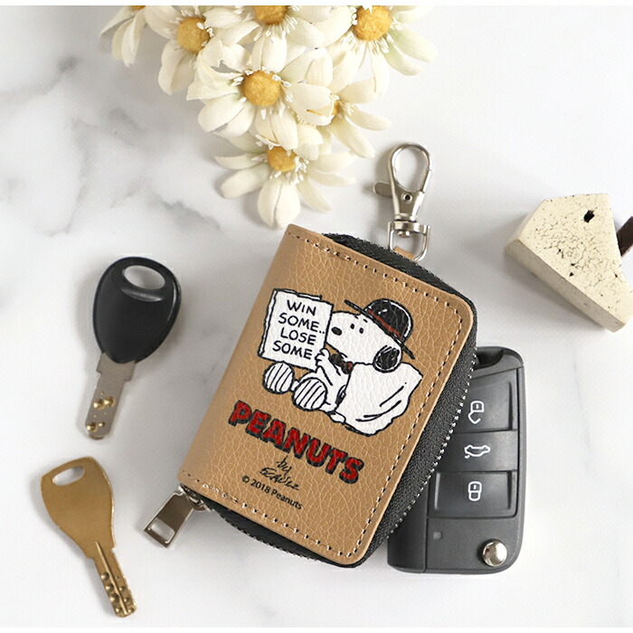 楽天市場 キーケース スマートキー 通販 レディースメンズ スマートキーケース おしゃれ かわいい スヌーピー Snoopy ピーナッツ Peanuts 車 自動車 玄関 ドアリモコン 小物入れ ポーチ 鍵 キーホルダー 新生活 ギフト プレゼント Backyard Family ママタウン