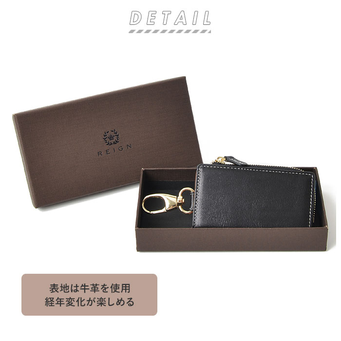 楽天市場 キーケース メンズ 小銭入れ 通販 ラッピング対応 革 革小物 小さい 本革 レザー カードケース おしゃれ レディース 紳士 クリスマス プレゼント 誕生日 ギフト 父の日 敬老の日 ブラック キャメル コインケース付き シンプル 通勤 通学 Backyard Family ママ