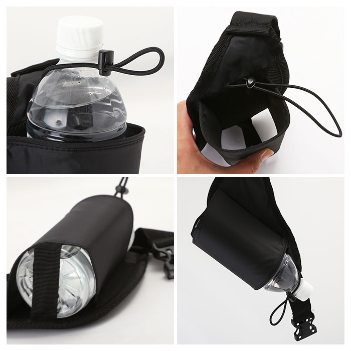 楽天市場 ランニング ポーチ スマホ 通販 ペットボトル 500ml ウエストポーチ メンズ レディース シンプル 携帯 スマートフォン ジョギング バッグ スマホ収納 小さめ コンパクト ボトルホルダー付き 散歩 ウォーキング マラソン スポーツ アウトドア B W M 4402