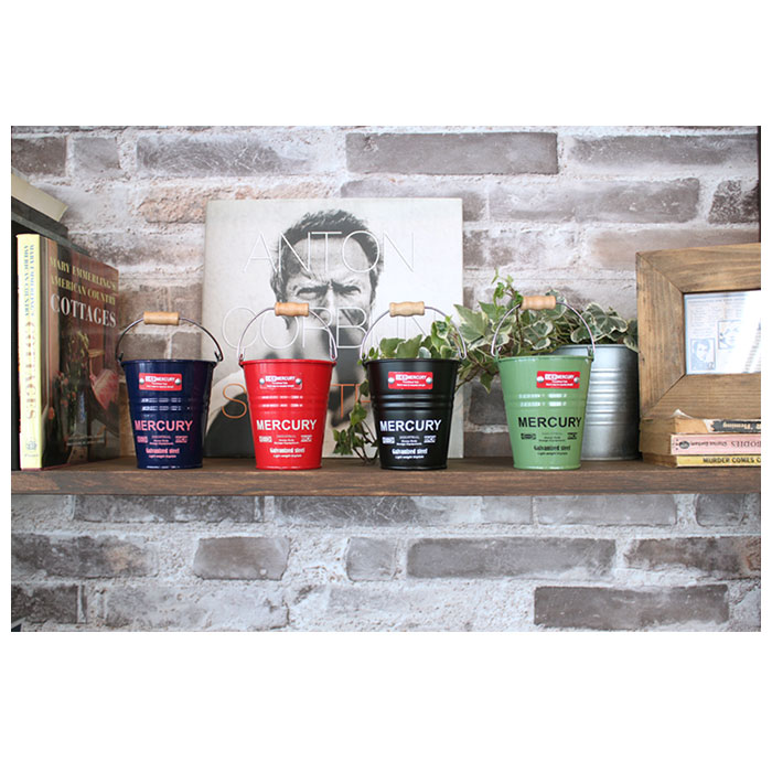 楽天市場 マーキュリー バケツ 通販 ブリキバケツ 雑貨 おしゃれ Mercury ミニバケツ ブリキ スチール ガーデニング 花壇 植木鉢 鉢植え 鉢カバー ペン立て ペンスタンド 小物入れ インテリア小物 Backyard Family ママタウン