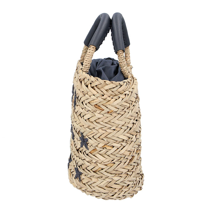 楽天市場 かごバッグ トート 通販 トートバッグ 小さめ 水草バッグ 夏 春夏 おでかけ カゴバッグ 巾着 星刺繍 シーグラス おしゃれ かわいい シンプル ナチュラル カジュアル Drawer Plus ドロワープラス Backyard Family ママタウン