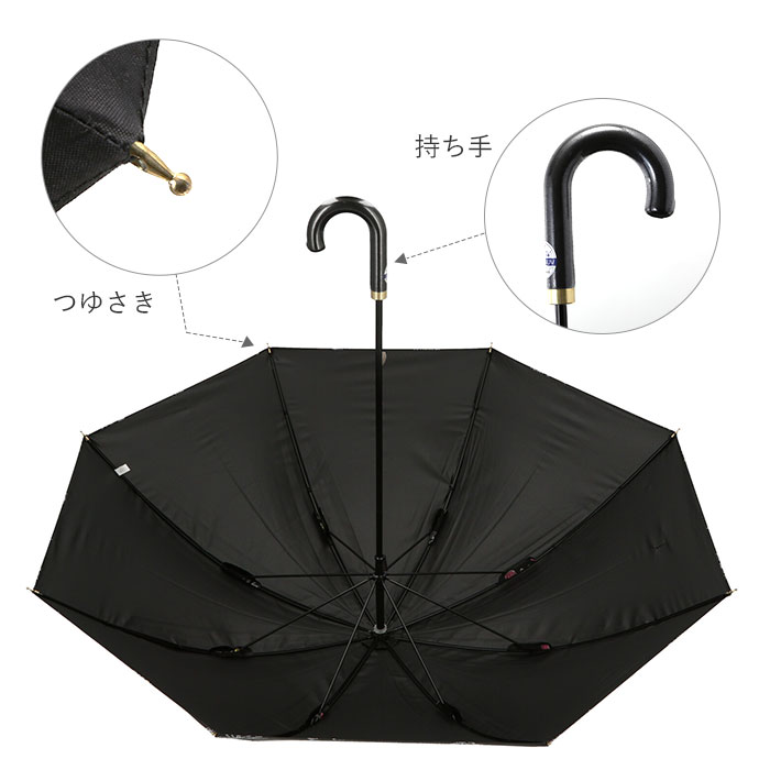 楽天市場 傘 レディース 長傘 通販 晴雨兼用 可愛い 手開き Uv Cut率 99 9 雨傘 日傘 Uv ケア カット ブランド ミクニ 三国 遮光 婦人傘 パラソル アンブレラ 熱中症対策 スポーツ観戦 かさ 黒pu 8本骨 50 Cm S Backyard Family ママタウン