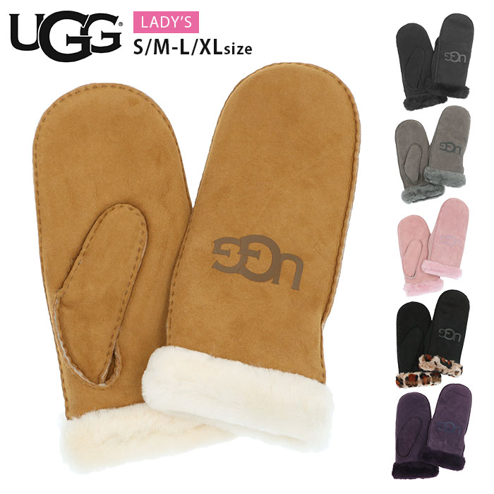 現金特価 楽天市場 Ugg レディース 手袋 定番 シープスキン ロゴ ミトン Sheepskin Logo Mitten ブランド Ugg アグ 革 撥水 はっ水 暖かい 防寒 おしゃれ シンプル かわいい 無地 上品 ファー 誕生日 クリスマス 記念日 ギフト プレゼント Backyard Family ママ