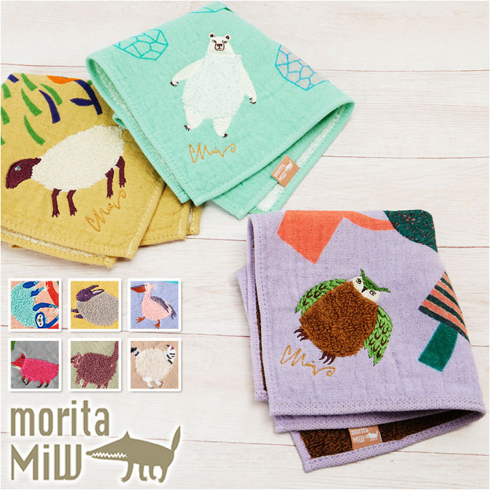 楽天市場】moritaMiW ガーゼハンカチ 通販 ガーゼ ハンカチ 刺繍