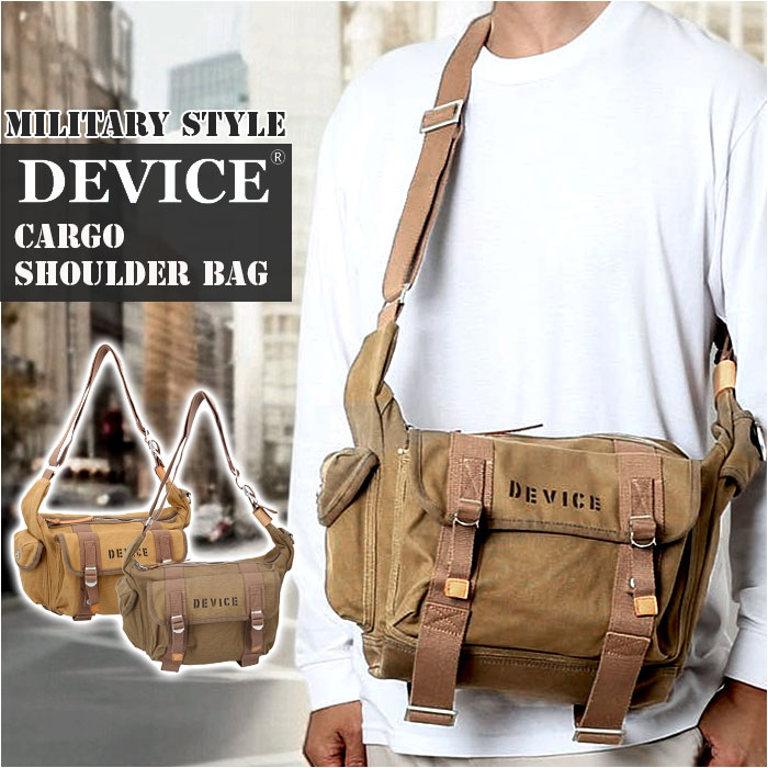 楽天市場】device 帆布バッグ ショルダーバッグ ミリタリー メンズ