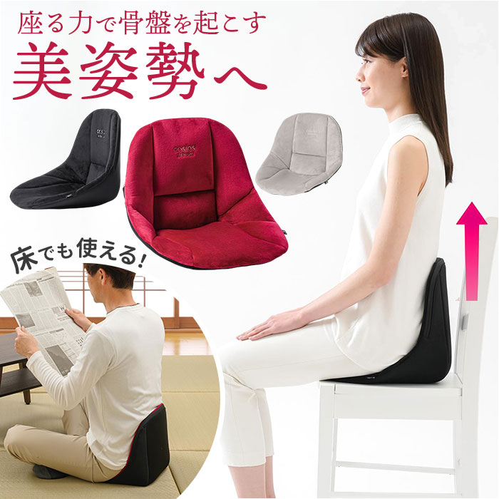 楽天市場】骨盤サポート チェア 姿勢矯正 定番 ボードクッション コシ