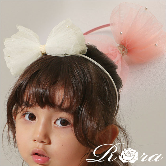 RORA カチューシャ 細め 通販 ローラ シャーロット ヘッドドレス ヘアアクセサリー 髪飾り キッズ 子供 子ども こども 女の子 女子 リボン パール フォーマル おしゃれ かわいい 入園式 卒園式 入学式 卒業式 発表会 結婚式 キッズファッション画像
