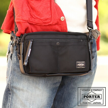 ポーター ヒート ショルダーバッグ 703-06975 ミニショルダー 小さめ ファスナー付 吉田カバン porter｜バッグのロワール