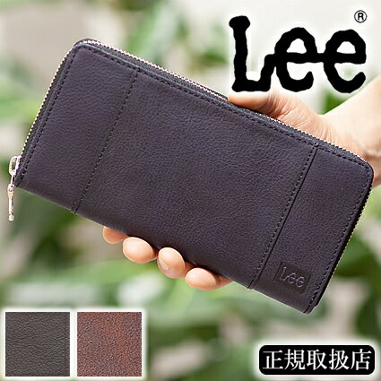 【選んでもらえる特典付き】 Lee リー メンズ 財布 長財布 ラウンドファスナー 牛革 クロス CROSS ベーシック 320-1897 QA 母の日ギフト 母の日ラッピング