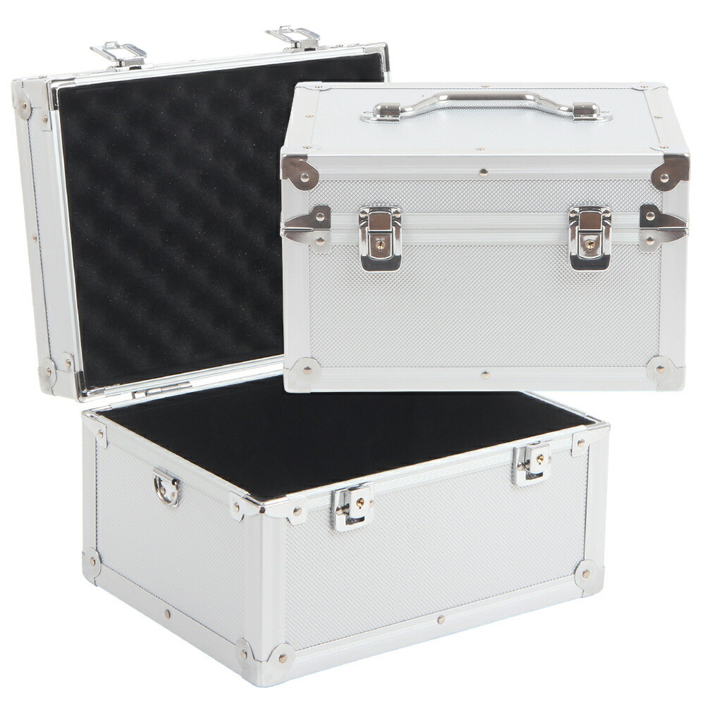 楽天市場】アルミケース 鍵付き 小型 工具ボックス アルミボックス