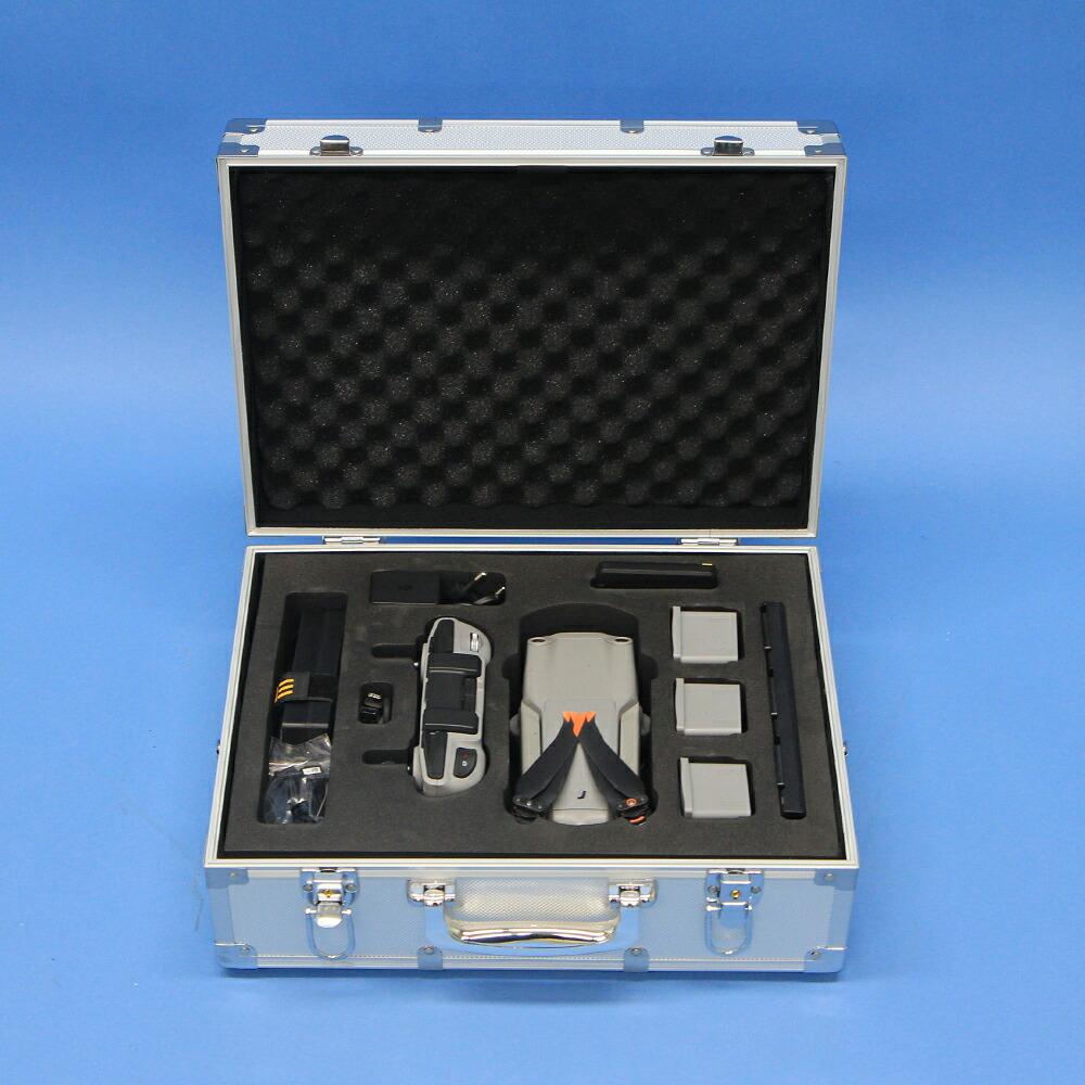 dji air2s ドローンケース DJIエアー2S収納ケース ハードケース キャリングケース フライモアコンボ収納 エアー2S 収納ケース 持ち運び 丈夫 耐衝撃性 アルミケース スポンジ付き ドローンケース ドローン収納ケース DR123|BAGandCASE
