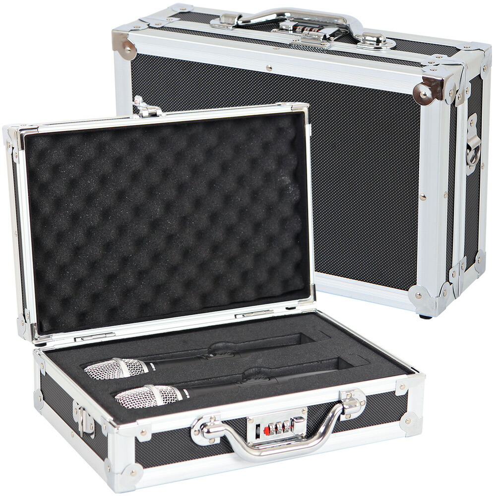 楽天市場】マイクケース マイク収納アルミケース マイクバッグ