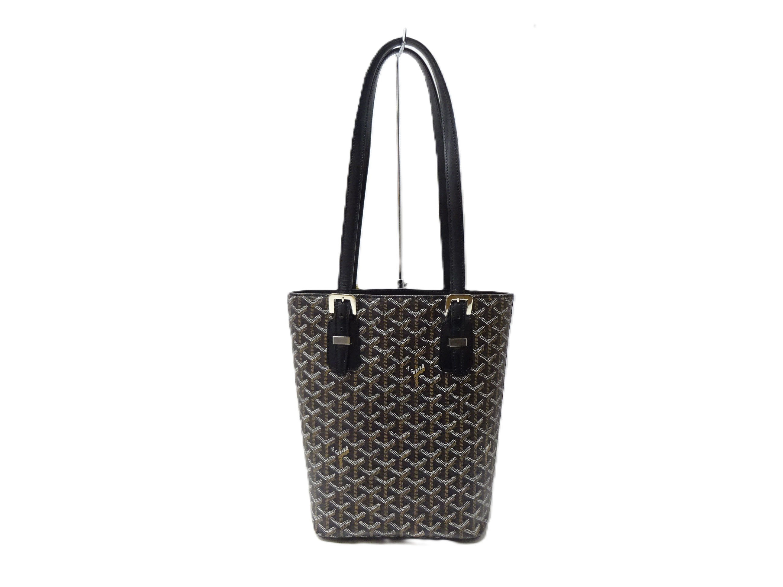 ゴヤール　ブラック　トートバッグ N品 GOYARD ゴヤール トートバッグ ブラック シルバー金具 激安