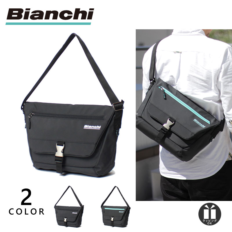 期間限定15日はp15倍 送料無料 あす楽 父の日ギフト Pc収納 Bianchi 通勤 自転車 旅行 ショルダーバッグ 前掛け バッグ かっこいい きれいめ 軽い プレゼント メンズ パパ お父さん 安心のメーカー直営店舗 ビアンキ Tbpm 03 Fmcholollan Org Mx
