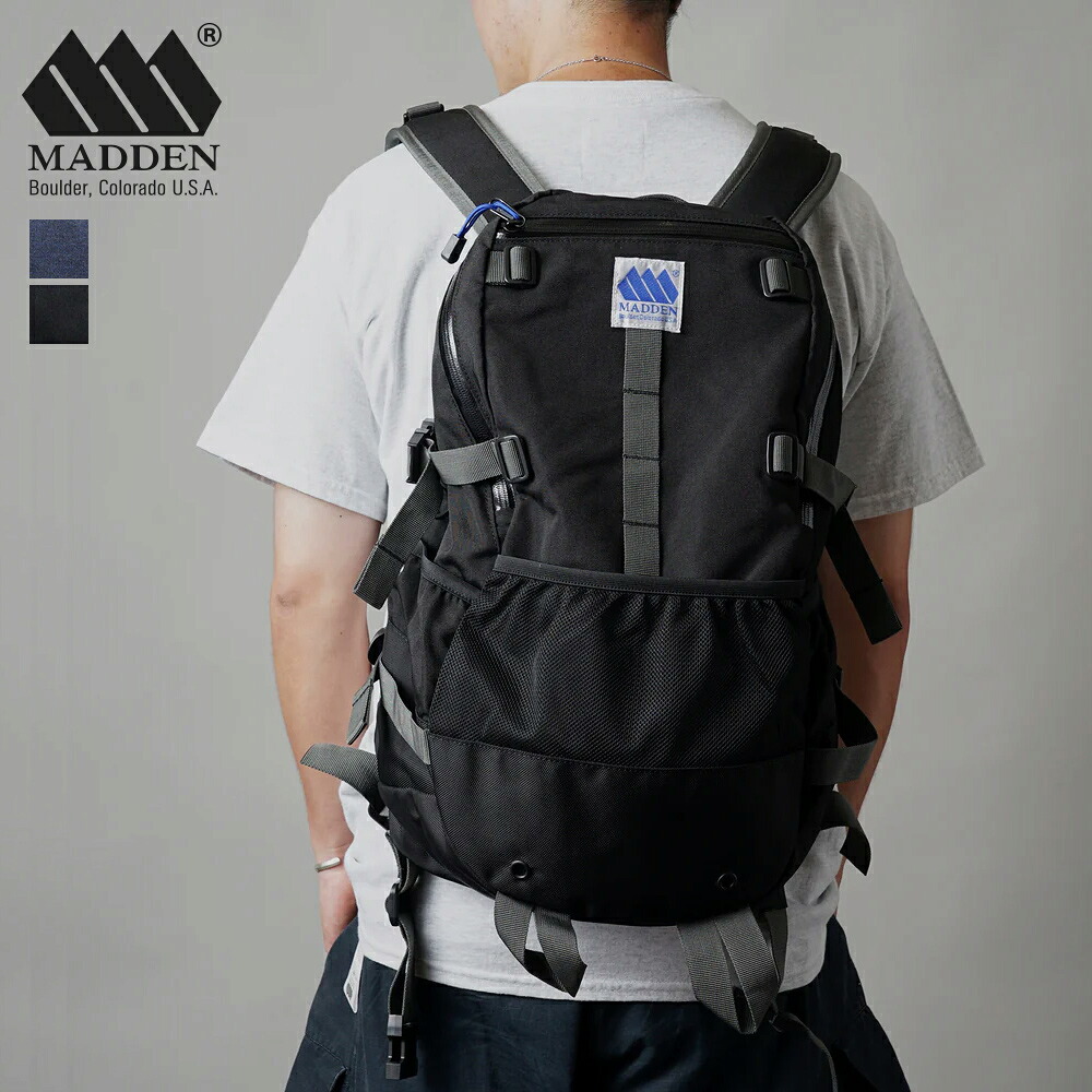 メデン バックパック 20L デイパック リュックサック メンズ レディース アウトドア Bear Peak MDNM-04 ハイキング スタイリッシュ シンプル オールドスタイル クラシックスタイル ヴィンテージ ニューレトロ 【メーカー公式】 MADDEN