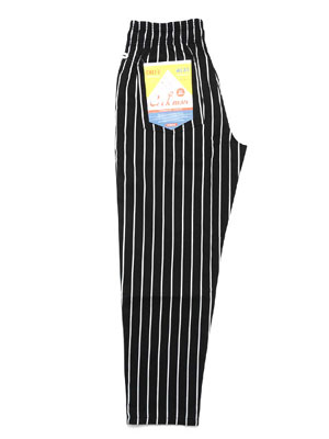 御飯たきマン Cookman 料理人ショーツ Chef Pants Stripe Black メンズ M L 涅色 1一万丸以上で送料無料 簡単 パンツ ボトムス 引分つり紐 くつろぎ メンズ レディース Pasadenasportsnow Com