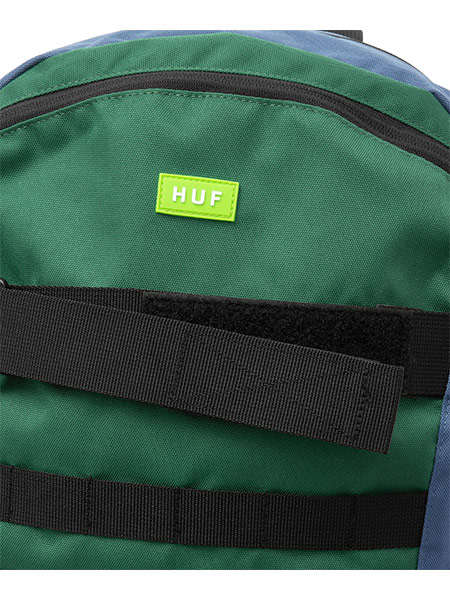 限定品】 HUF ハフ バックパック 24L カバン リュック ブラック グリーン ダブルコンパートメント ラバーパッチ MISSION  BACKPACK -2.COLOR- rusaassamemagazine.com