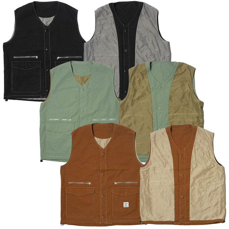 楽天市場】バターグッズ Butter Goods ベスト リバーシブル アウター ブラック M-XLサイズ メンズ Terrain Reversible  Vest -BLACK- : E.S.P.