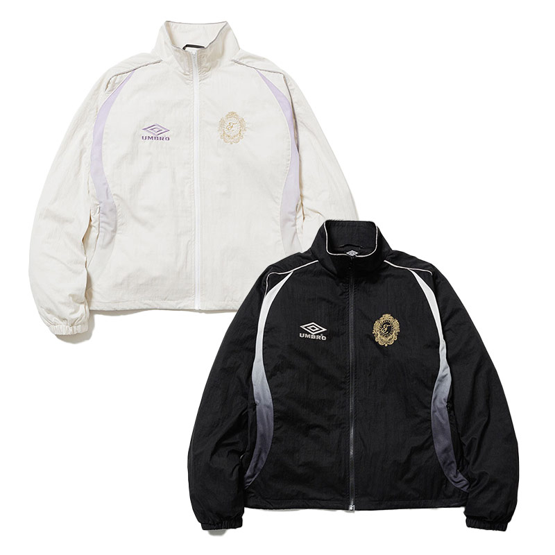 BASICKS UMBRO トラックジャケット ジャージ ベイシックス アンブロ X UMBRO NYLON TRACK JACKET & TROUSERS(BLACK) – BASICKS