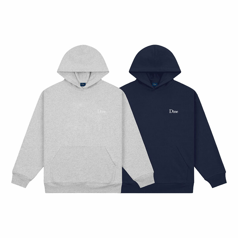Dime ダイム パーカー Classic Small Logo Hoodie ブルーロゴ パーカー Dime/ダイム/Classic Small Logo Hoodie メンズ